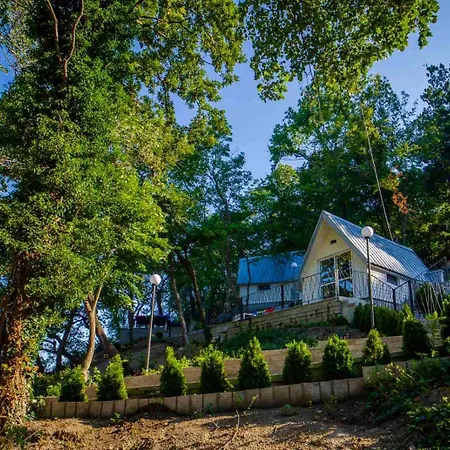 къщички синьо лято, черноморец - - Blue Summer Ferienhaus