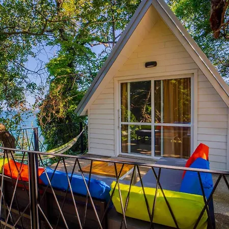 къщички синьо лято, черноморец - - Blue Summer Ferienhaus Warna