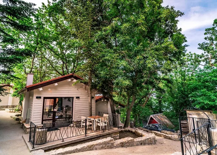 къщички синьо лято, черноморец - - Blue Summer Ferienhaus Warna