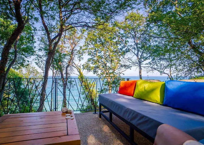 Ferienhaus къщички синьо лято, черноморец - - Blue Summer